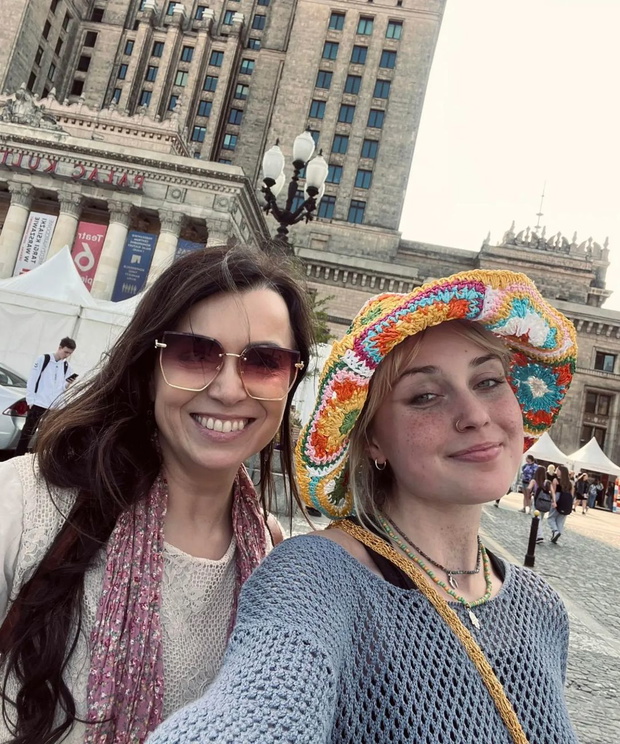 Katarzyna Pakosińska z córką