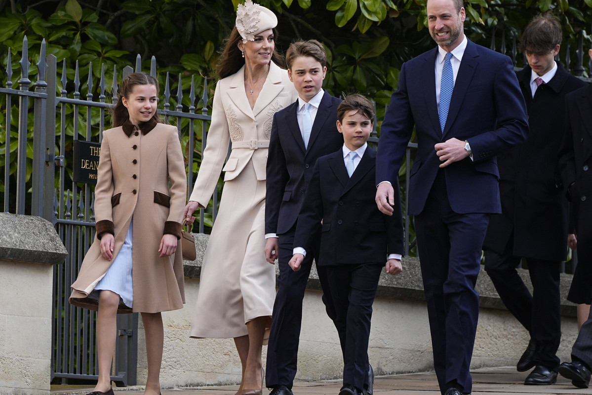 Kate i William świętują Wielkanoc. Towarzyszyły im dzieci