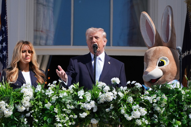 Tak Melania i Donald Trump spędzili poniedziałek wielkanocny