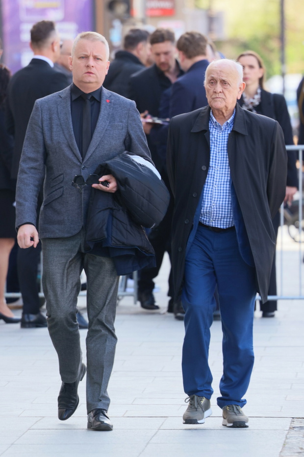 Andrzej Strejlau na pogrzebie Jacka Magiery fot. Pawel Wodzynski/East News