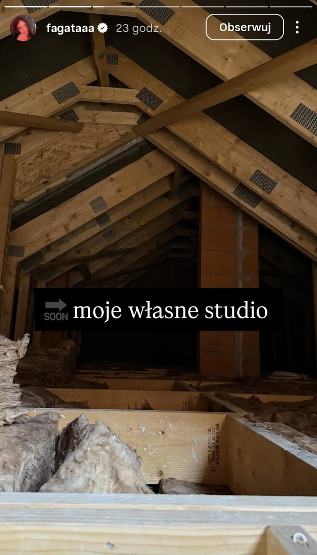 Fagata kupiła dom fot. Instagram @fagataaa