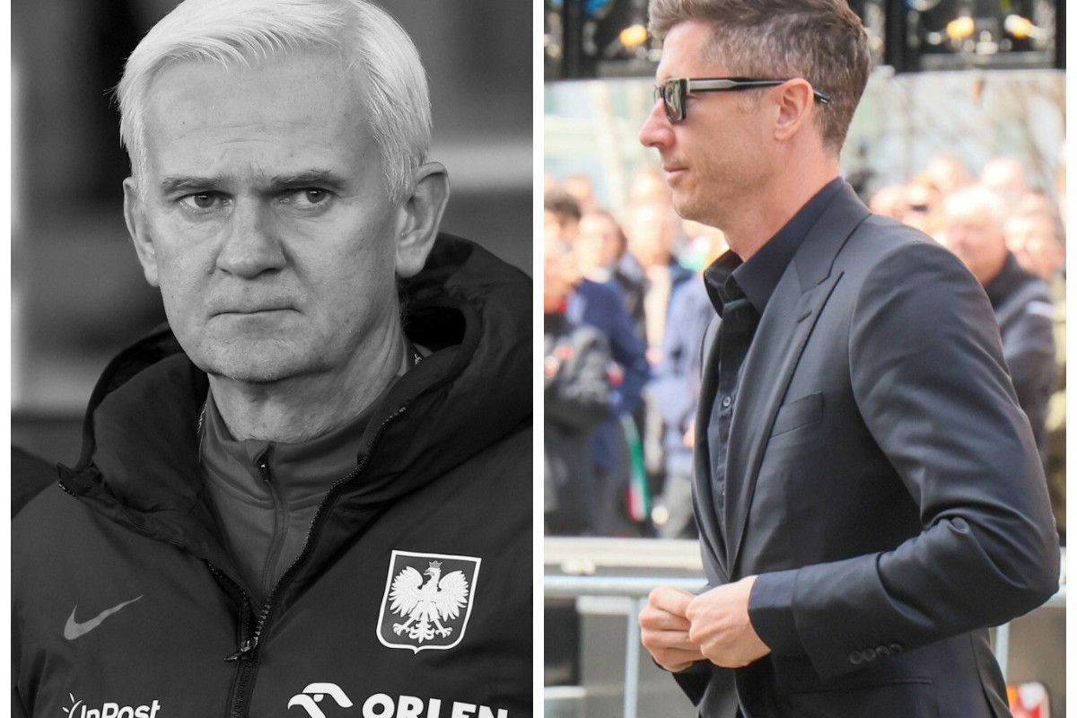 Robert Lewandowski na pogrzebie Jacka Magiery. Rano wylądował w Warszawie