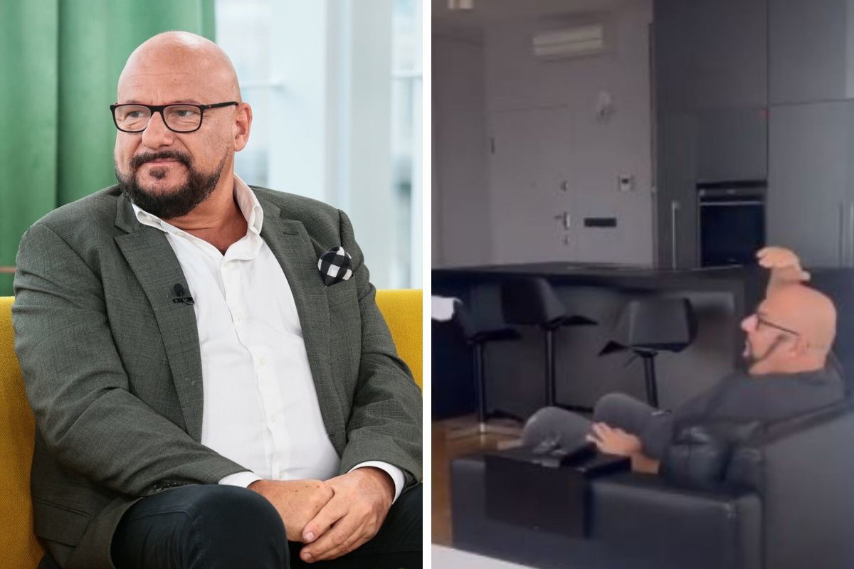 Tak wygląda dom Piotra Gąsowskiego. Postawił na nietypowe połączenie kolorów fot. Anita Walczewska/Dzien Dobry TVN/East News; Instagram @maciej_dowbor