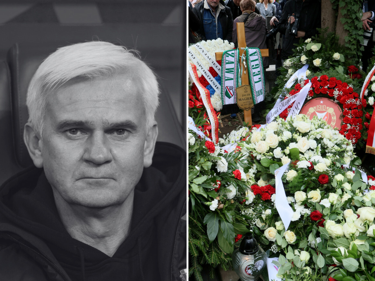 Przejmujący widok na pogrzebie Jacka Magiery. Te zdjęcia poruszają do łez