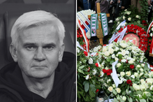 Przejmujący widok na pogrzebie Jacka Magiery. Te zdjęcia poruszają do łez