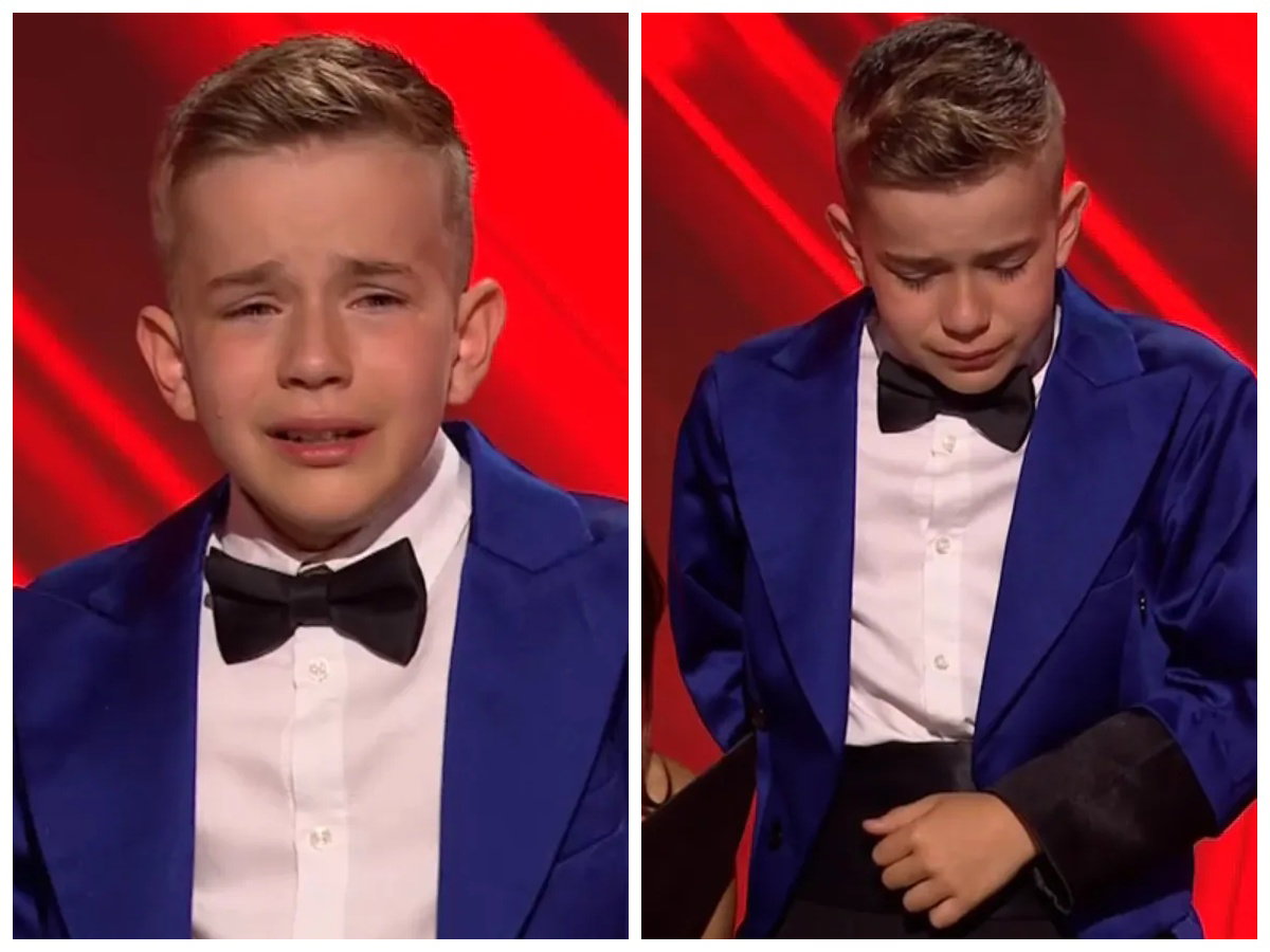 10-letni Miłosz Jaskuła popłakał się w "Mam talent!". Zabrał głos