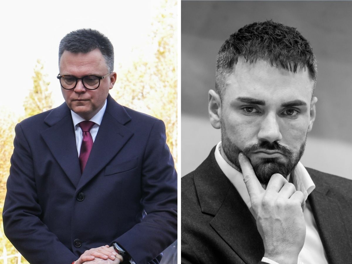 Poruszający wpis Szymona Hołowni. Zabrał głos przed pogrzebem Łukasza Litewki fot. Anita Walczewska/East News; Beata Zawrzel/REPORTER