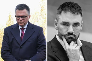 Poruszający wpis Szymona Hołowni. Zabrał głos przed pogrzebem Łukasza Litewki fot. Anita Walczewska/East News; Beata Zawrzel/REPORTER