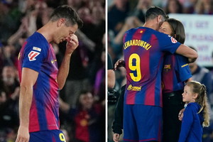 Tak Robert Lewandowski pożegnał się z kibicami FC Barcelony