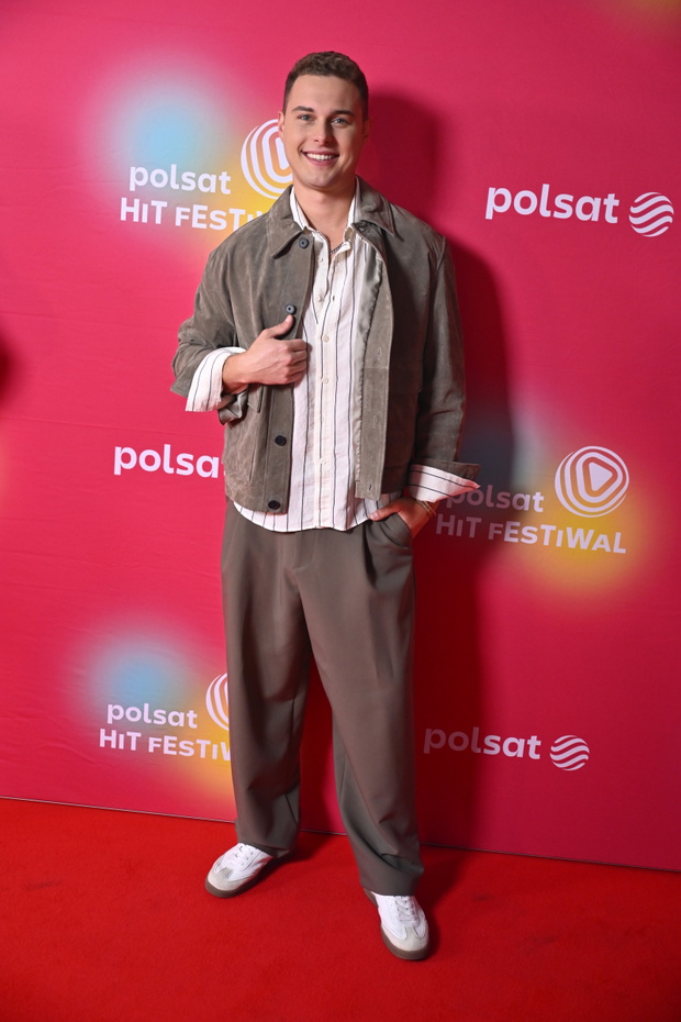 Adam Zdrójkowski na konferencji Polsat Hit Festiwalu 2026 fot. Jacek Kurnikowski/AKPA