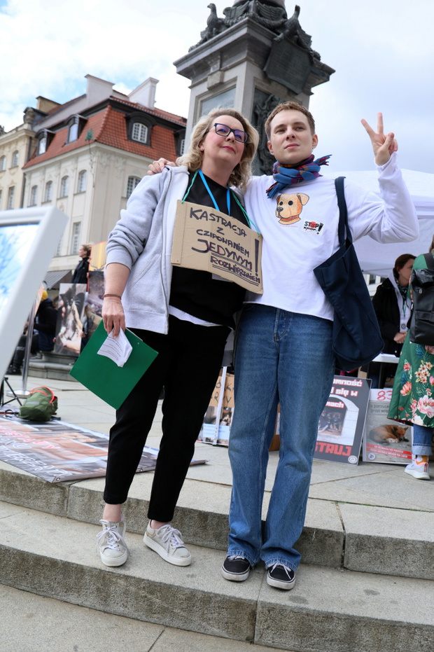 Tłumy wyszły na ulicę w dniu urodzin Litewki. Tak oddano mu hołd