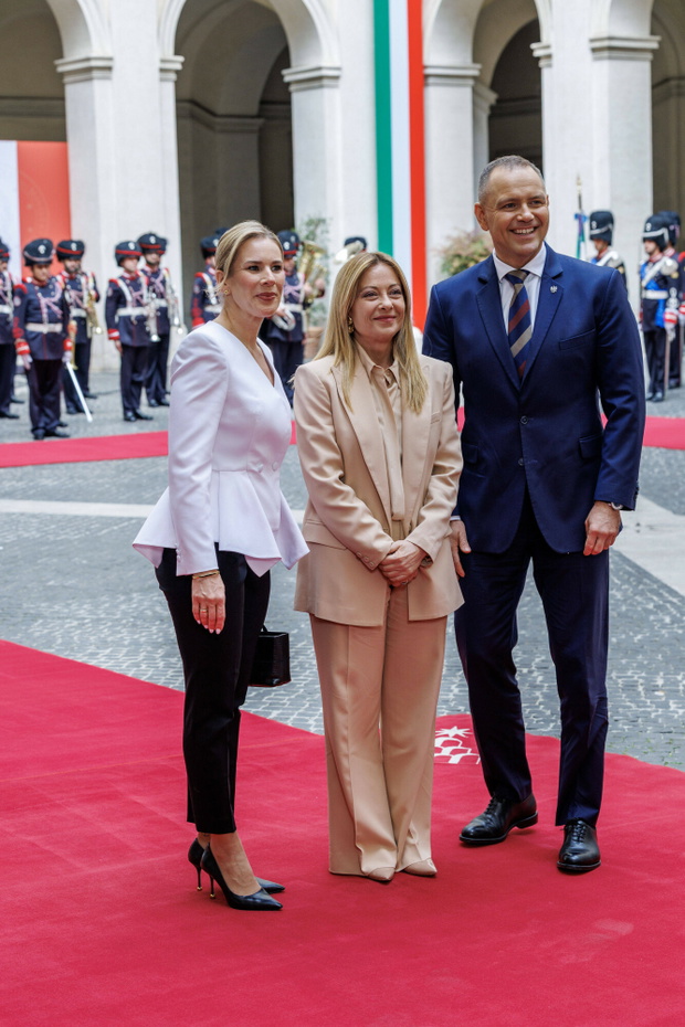 Nawrocka pokazała klasę we Włoszech. Tak wyglądała na spotkaniu z Meloni