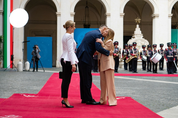 Nawrocka pokazała klasę we Włoszech. Tak wyglądała na spotkaniu z Meloni