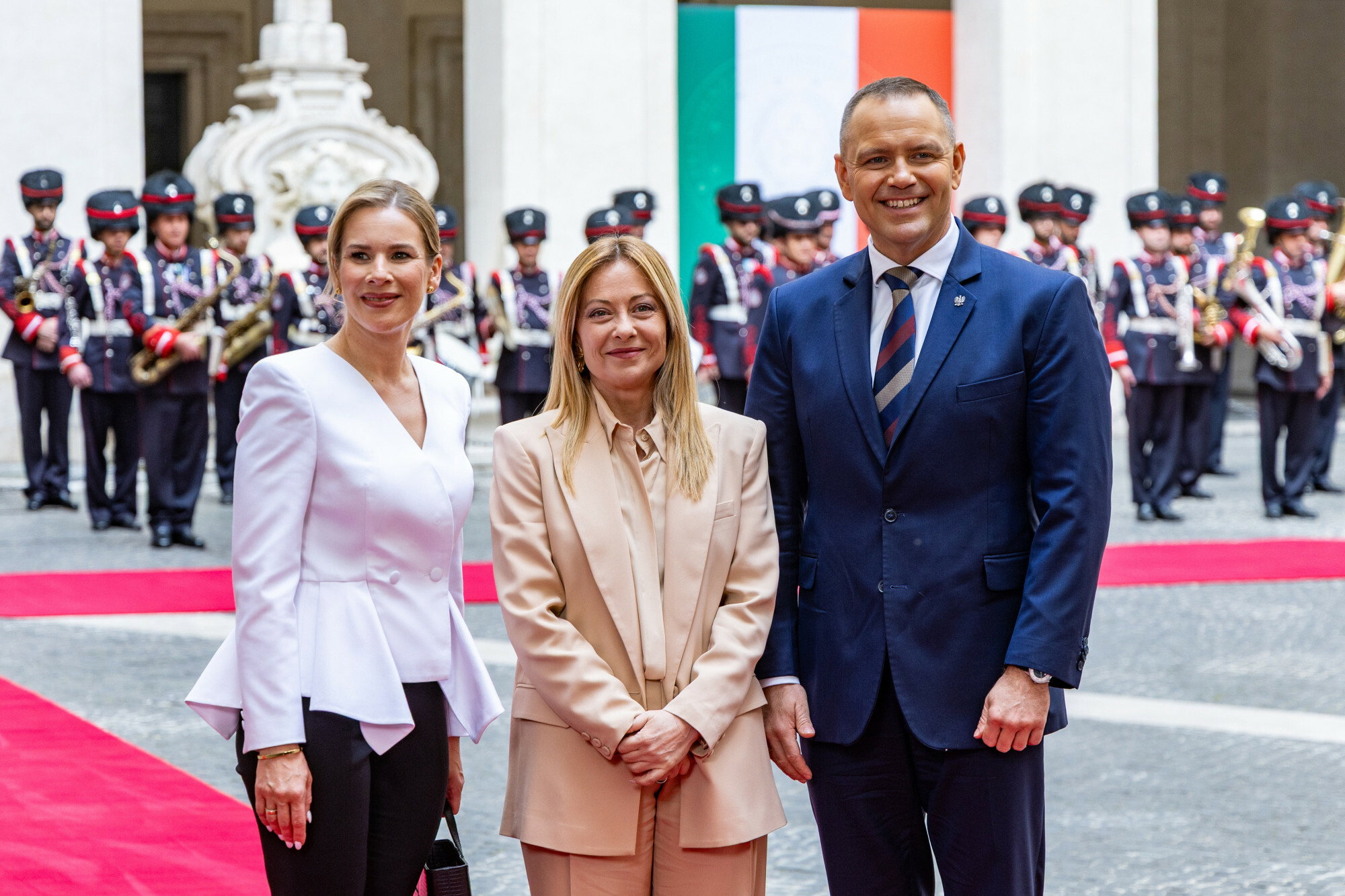 Nawrocka pokazała klasę we Włoszech. Tak wyglądała na spotkaniu z Meloni