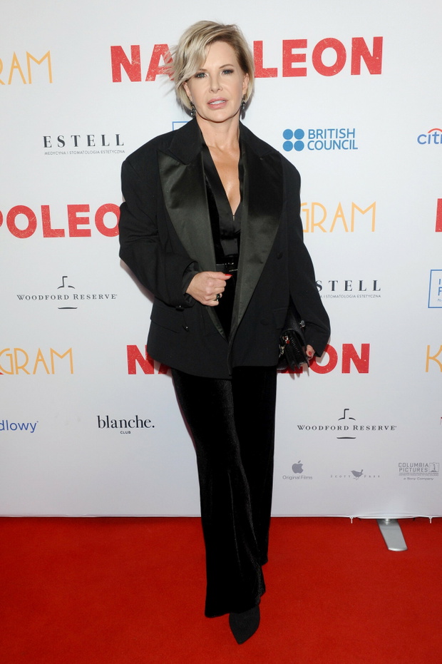 Joanna Racewicz na premierze filmu "Napoleon"