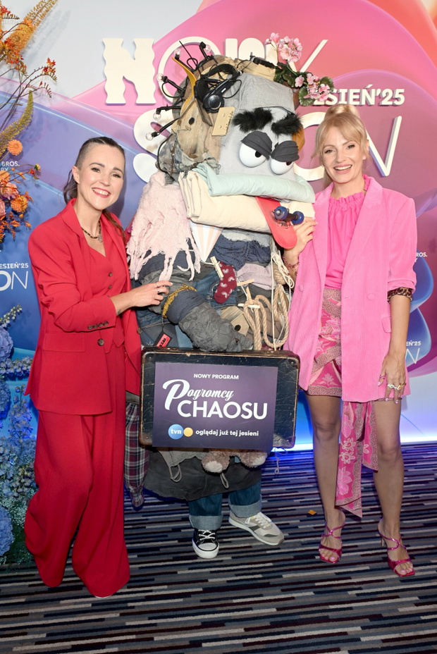 Dorota Szelągowska i Agnieszka Witkowska promują swoje nowe show "Pogromcy chaosu" na jesiennej ramówce TVN 2025