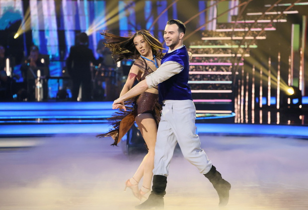 Adrianna Borek i Albert Kosiński w "Tańcu z Gwiazdami"