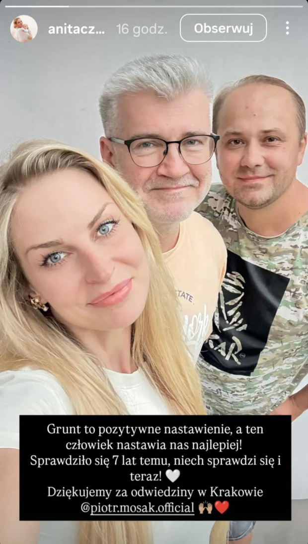 Piotr Mosak, psycholog ze "Ślubu od pierwszego wejrzenia", wspiera Adriana w czasie choroby