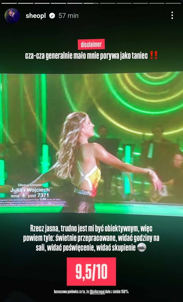 Były chłopak Julii Żugaj o jej występie w "Tańcu z Gwiazdami"