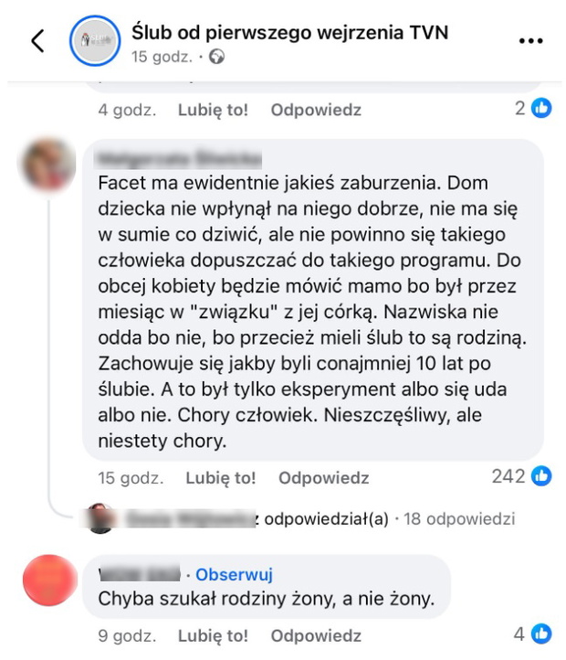 Fani zażenowani postawą Piotra ze "Ślubu od pierwszego wejrzenia"