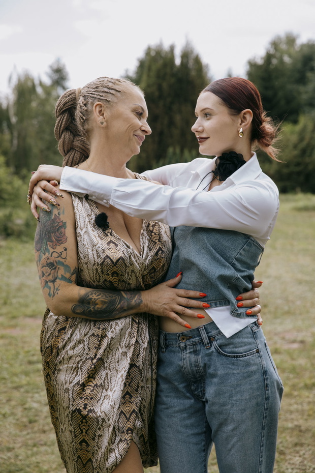 Donata z córką w programie "Moja mama i twój tata"