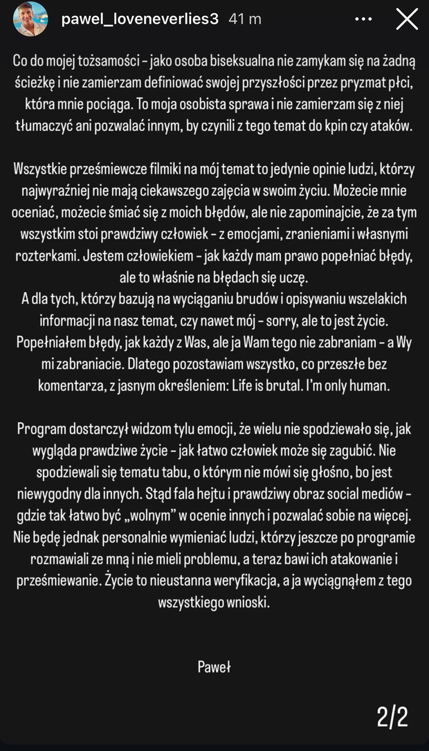 Czy Paweł i Kasia z "Love Never Lies" są razem? Wiemy!
