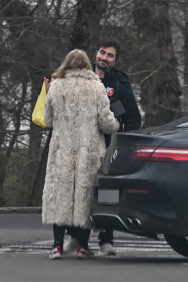 Grażyna Szapołowska i Jan Kliment po treningu do "Tańca z gwiazdami"