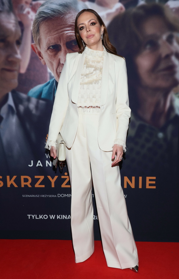 Anna Wendzikowska na premierze filmu "Skrzyżowanie"