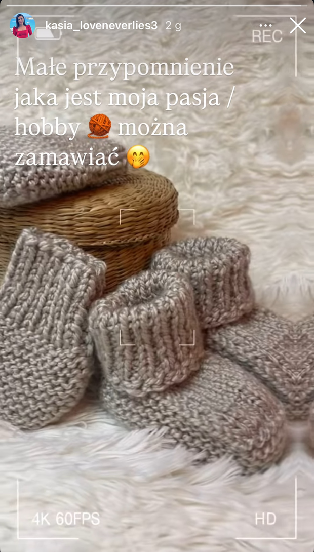 Kasia z "Love Never Lies" pokazała niemowlęce buciki