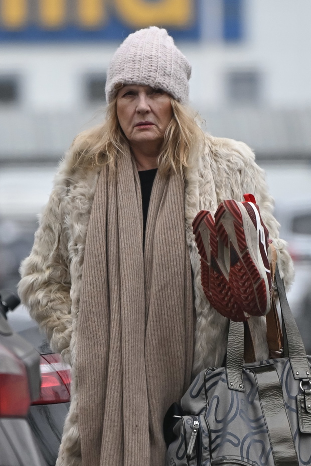 Grażyna Szapołowska i Jan Kliment po treningu do "Tańca z gwiazdami"