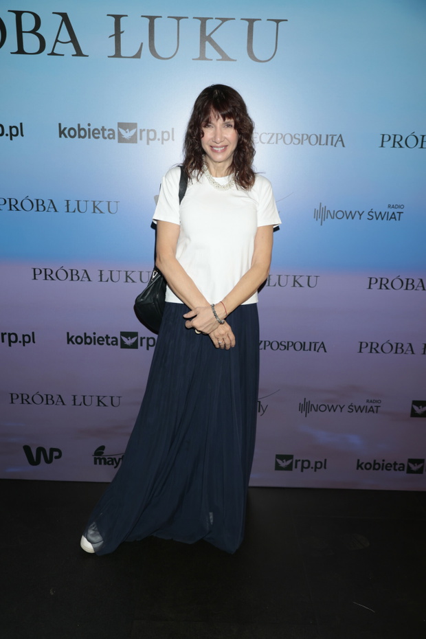 Grażyna Wolszczak na premierze "Próby Łuku"