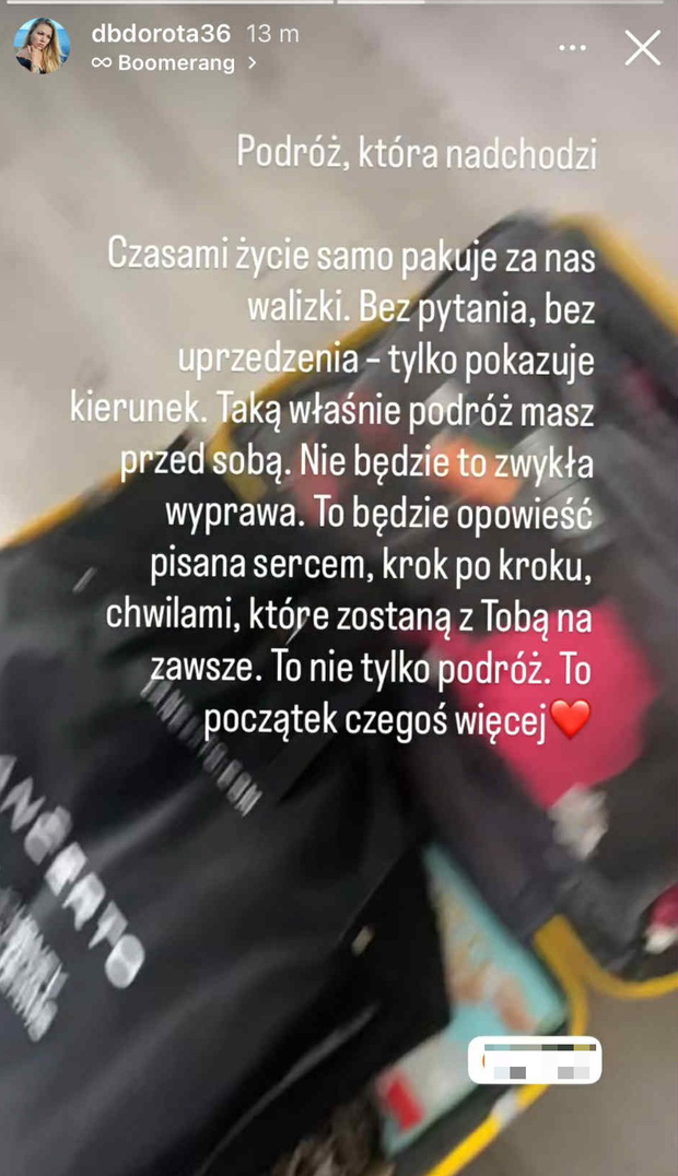 Dorota z "Rolnika" z samego rana spakowała walizkę
