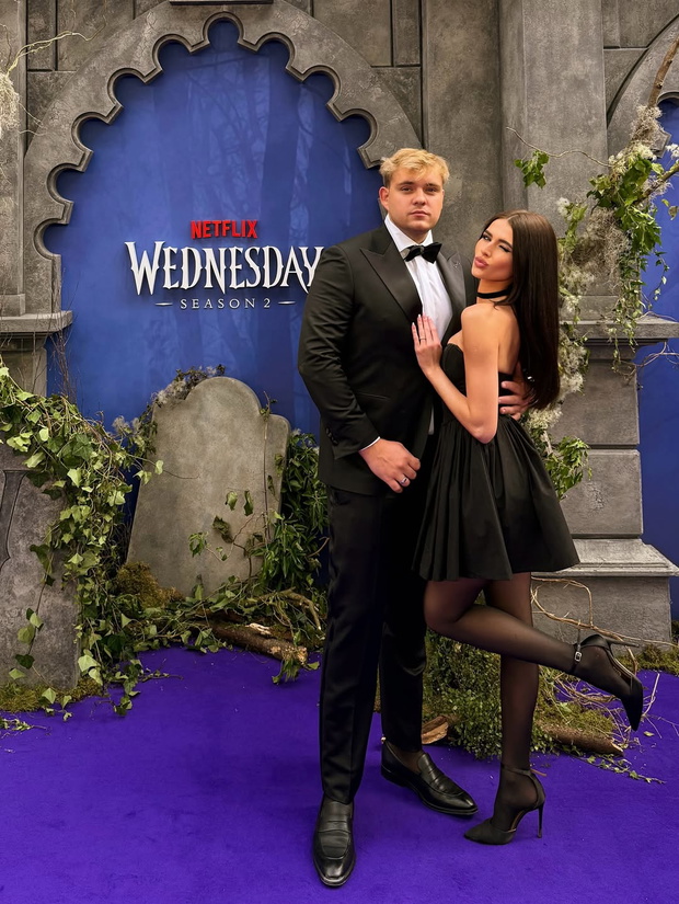 Roksana Węgiel i Kevin Mglej błyszczą na światowej premierze "Wednesday"