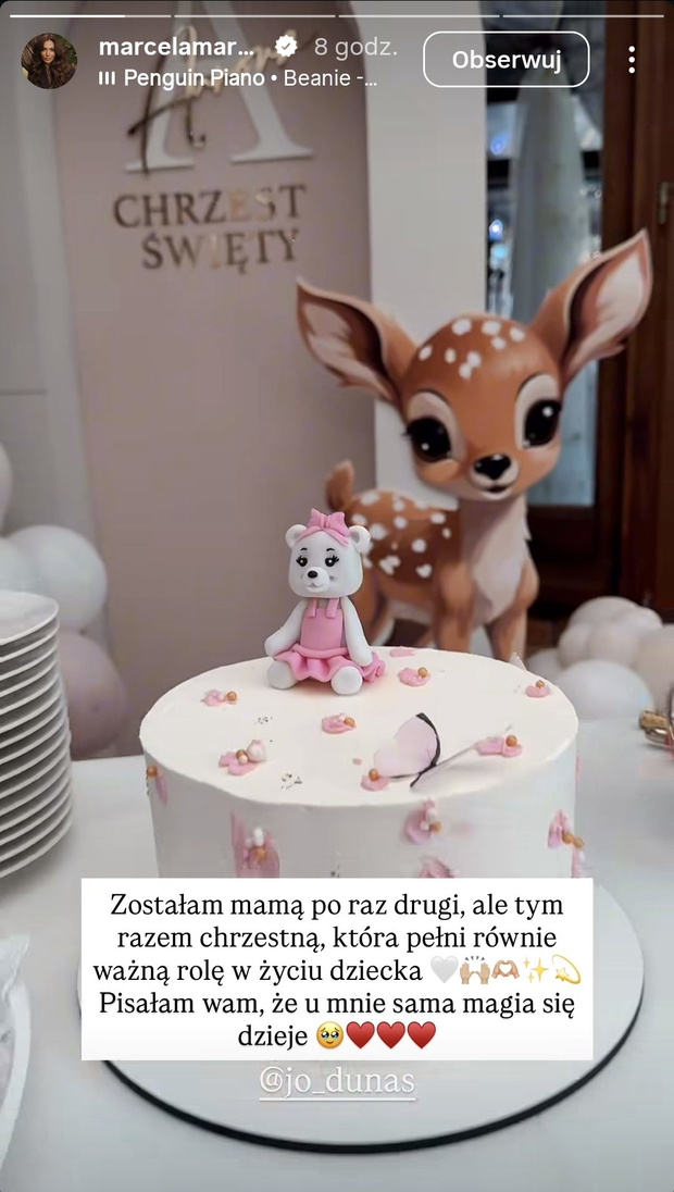 Marcela Leszczak: "Po raz drugi zostałam mamą" fot. Instagram @marcelamargerita