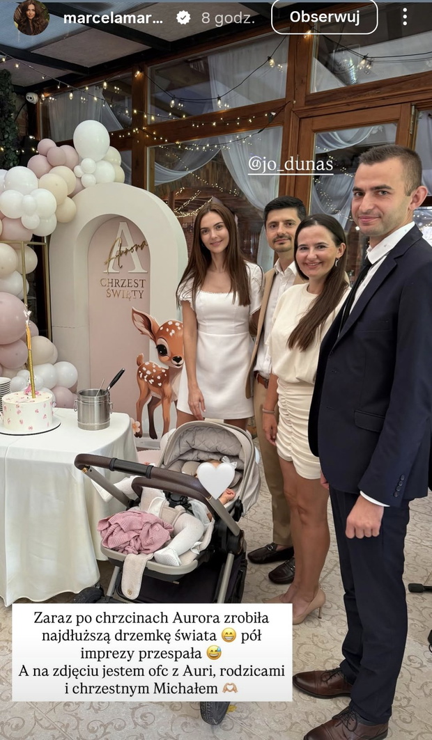 Marcela Leszczak: "Po raz drugi zostałam mamą" fot. Instagram @marcelamargerita