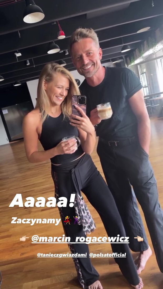 Agnieszka Kaczorowska i Marcin Rogacewicz trenują do "Tańca z Gwiazdami"