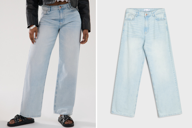 Jeansy "light-wash straight denim" z Sinsay za 69,99 złotych