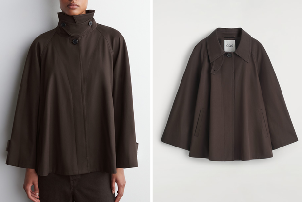 Kurtka "cape coat" z COS za 650 złotych