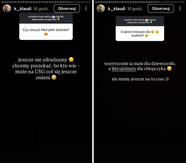 Klaudia i Valentyn z "Rolnik szuka żony" o płci i imieniu swojego dziecka