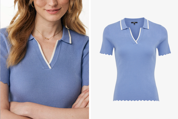 Dzianinowa bluzka w stylu "preppy" z Zalando marki Mexx za 158,83 złotych