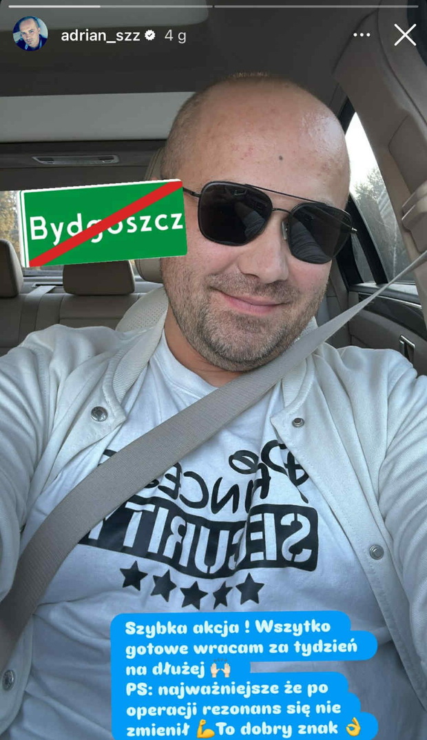 Adrian ze "ŚOPW" przekazał pilne wieści ws. swojego leczenia. "To dobry znak"