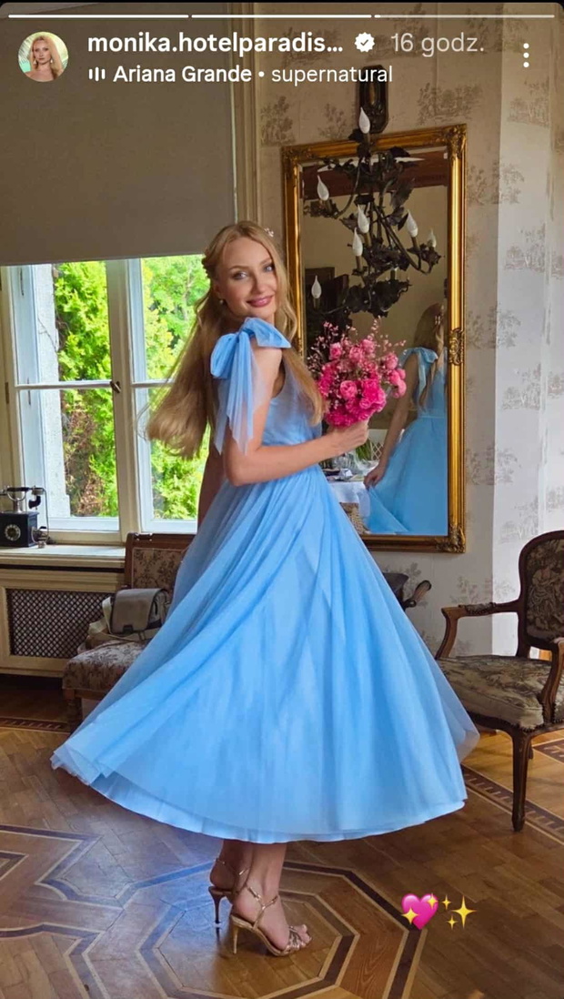 Monika Schmidt z "Hotelu Paradise" zdecydowała się na nieoczywisty kolor sukni ślubnej
