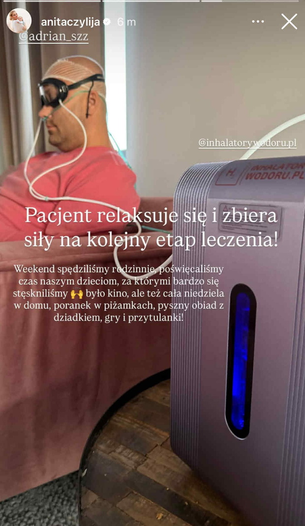 Anita ze "ŚOPW" pokazała przejmujące zdjęcie męża. Tak Adrian przygotowuje się do kolejnych etapów leczenia