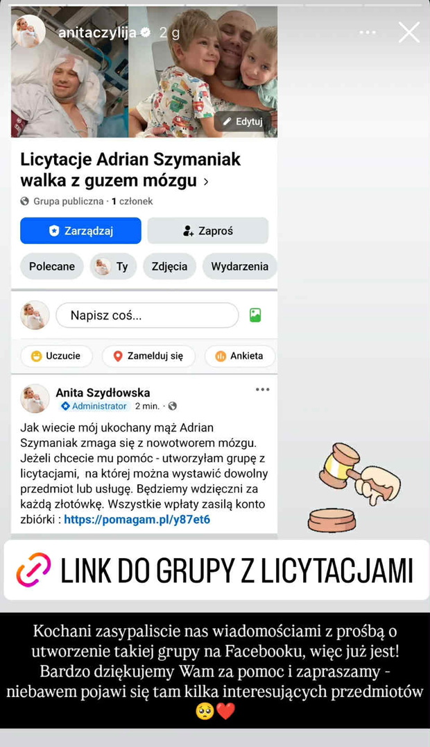 Licytacje dla Adriana Szymaniaka ze "Ślubu od pierwszego wejrzenia"