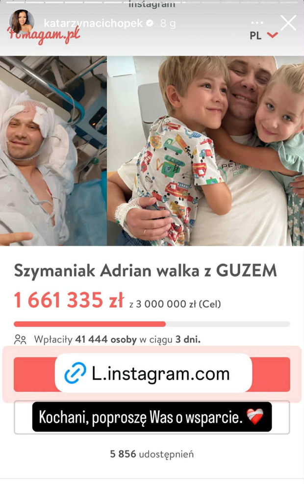 Katarzyna Cichopek wsparła Adriana ze "ŚOPW"