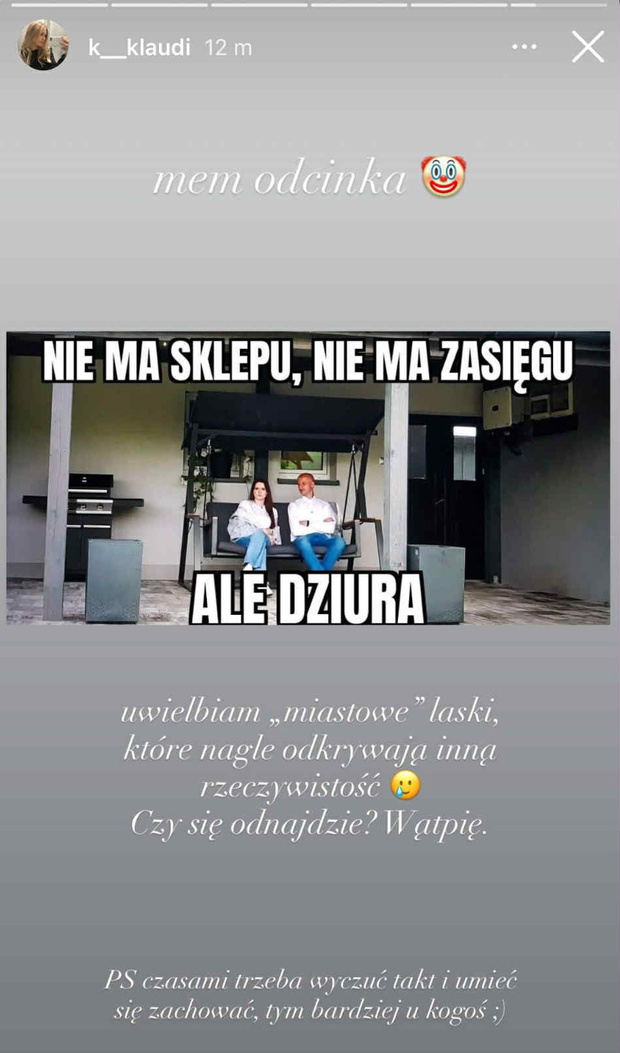Klaudia z "Rolnika" podsumowała zachowanie kandydatki Gabriela