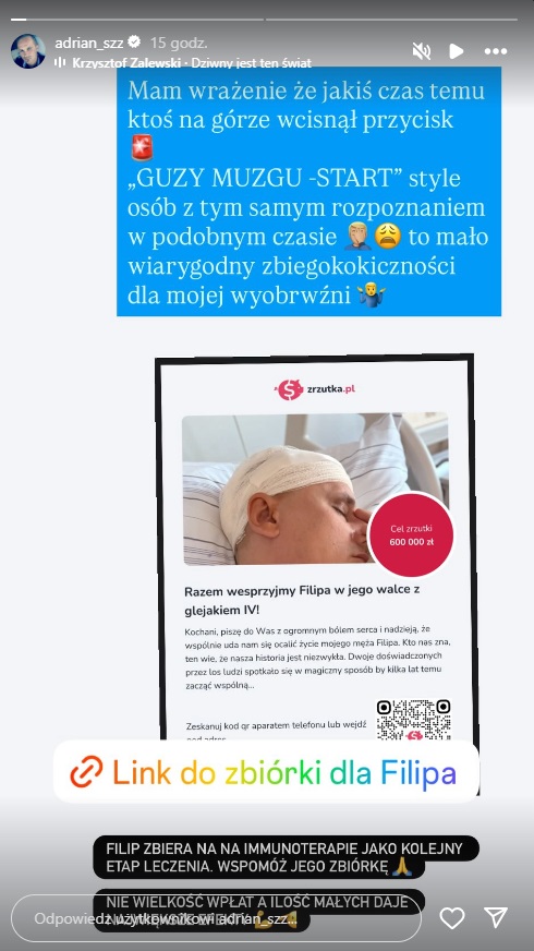 Adrian ze "ŚOPW" przekazała smutną wiadomość