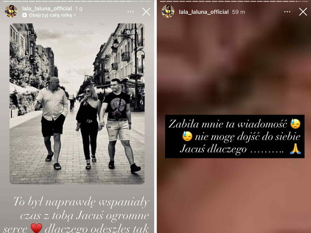 Laluna z "Królowych życia" zabrała głos ws. śmierci Jacka Wójcika