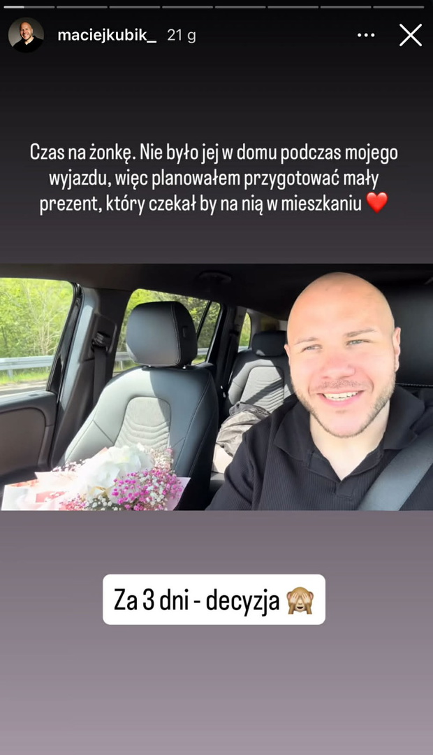 Maciej ze "ŚOPW" i niespodzianka dla Karoliny
