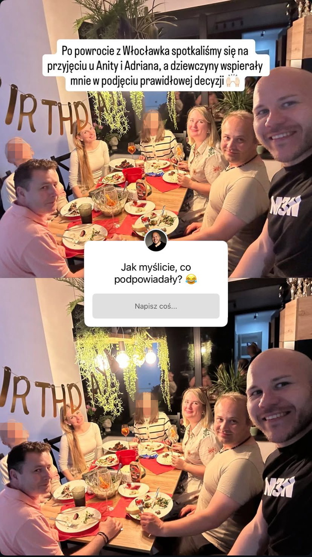 Maciej ze "Ślubu od pierwszego wejrzenia" z Anitą i Adrianem